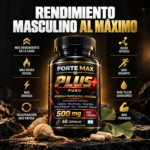 Forte Max Plus | Fórmula Masculina Avanzada