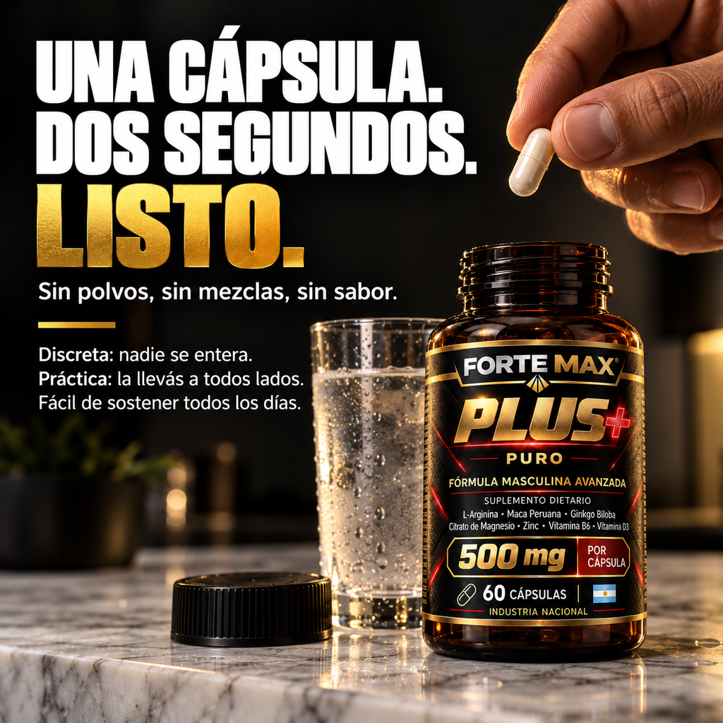 Forte Max Plus | Fórmula Masculina Avanzada
