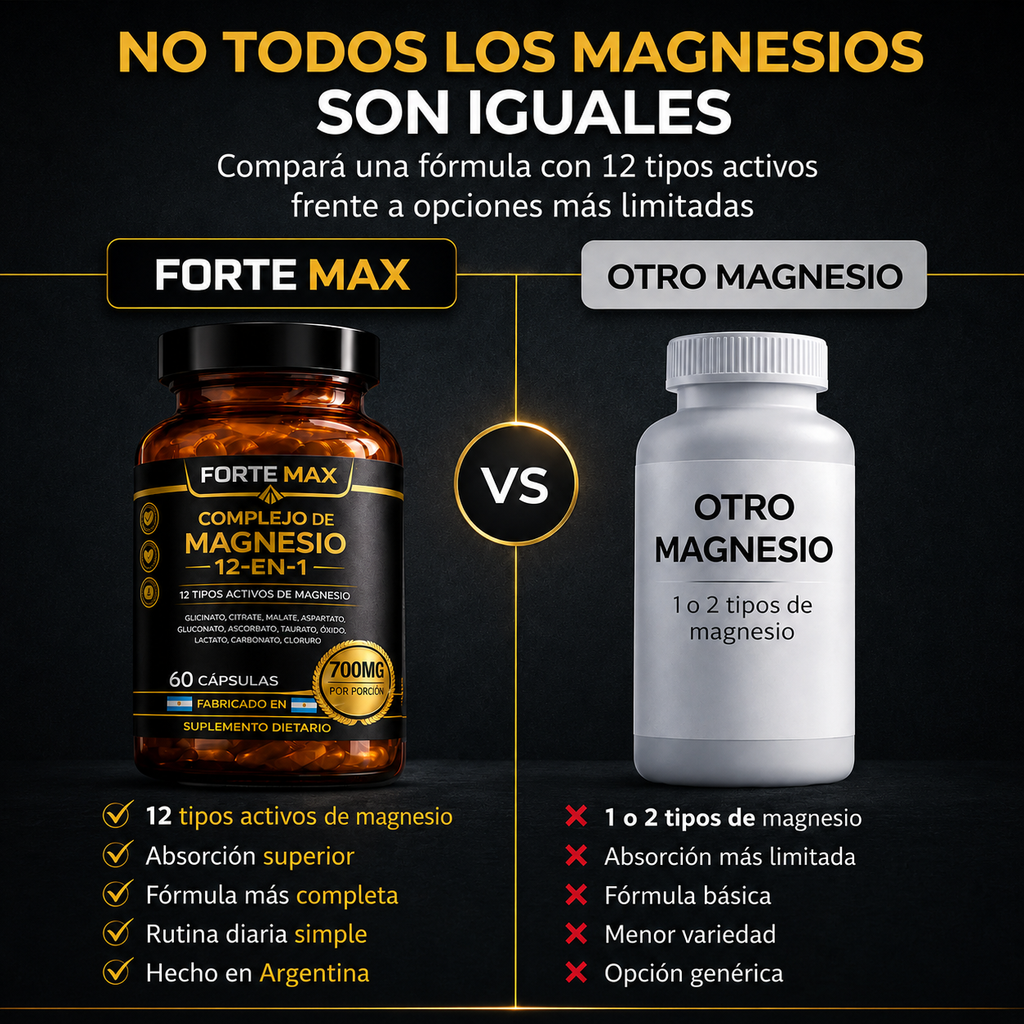Complejo de Magnesio 12 en 1 - Forte Max