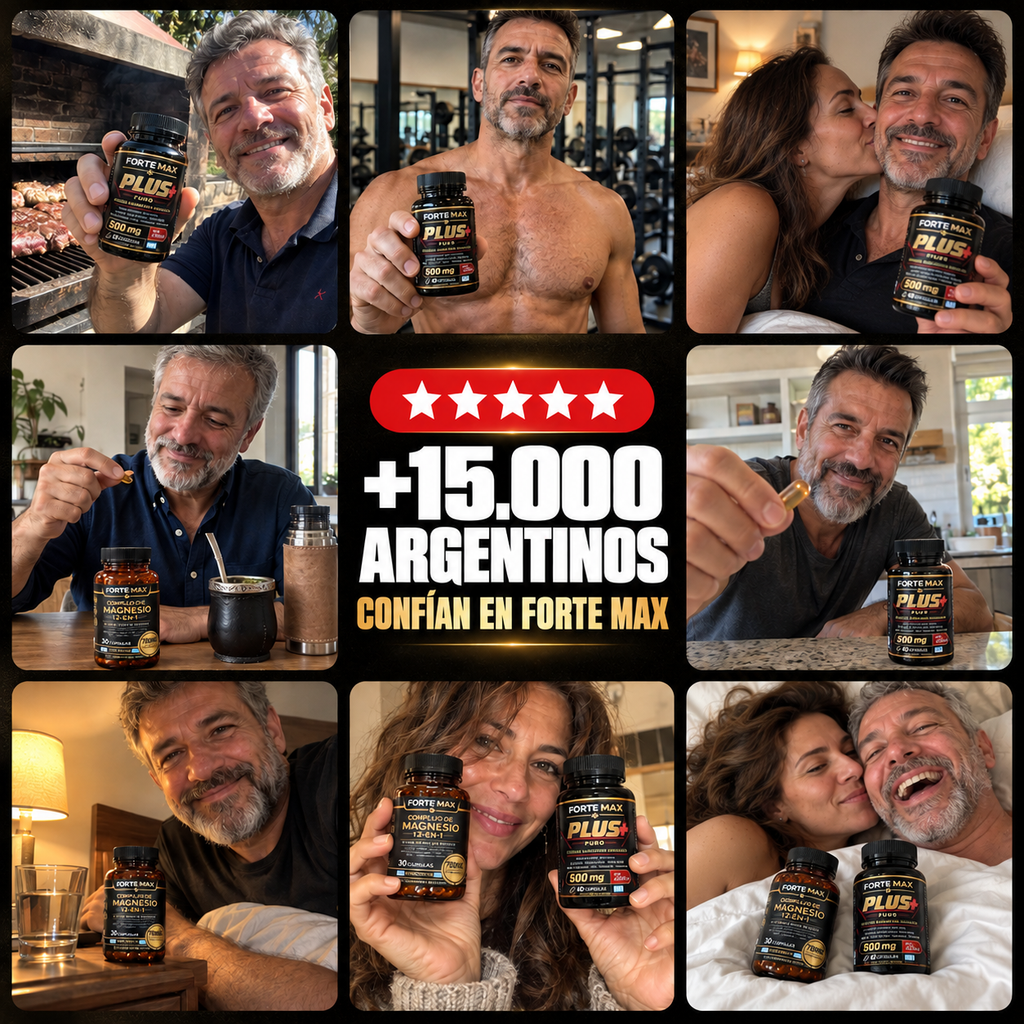 Forte Max Plus | Fórmula Masculina Avanzada
