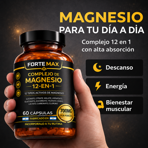 Complejo de Magnesio 12 en 1 - Forte Max